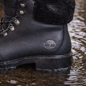 Timberland Women's Black Combat Boots